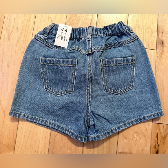 NWT Zara Toddler Jean Shorts - Picture 3 of 3